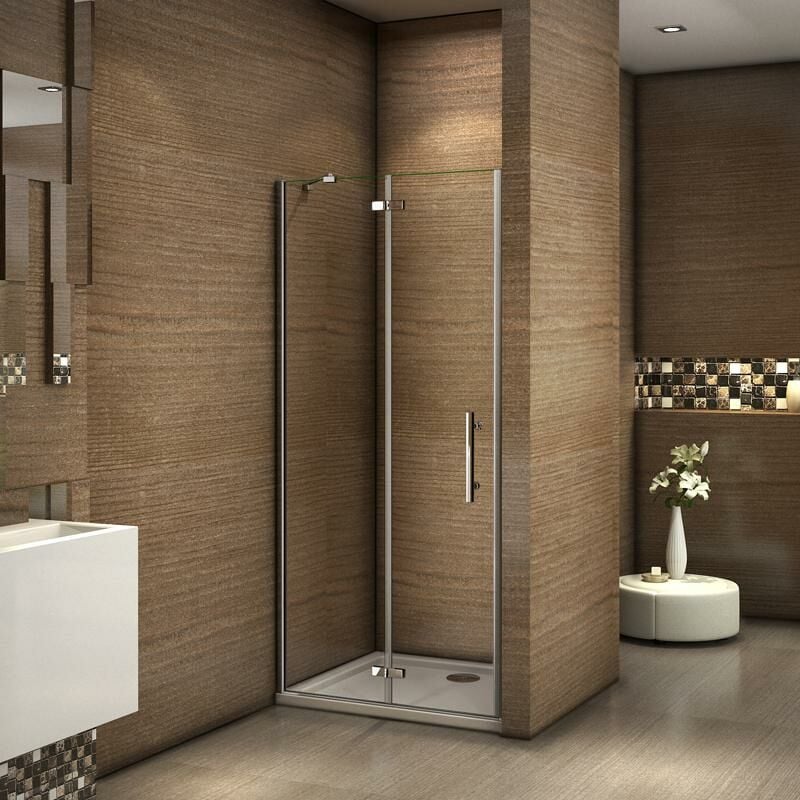 

Mamparas de Ducha Puerta Abatible Parcial 6mm Antical 100x185cm