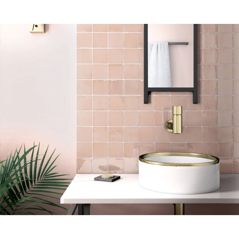 Faïence - manacor - manacor blush pink - 10x10