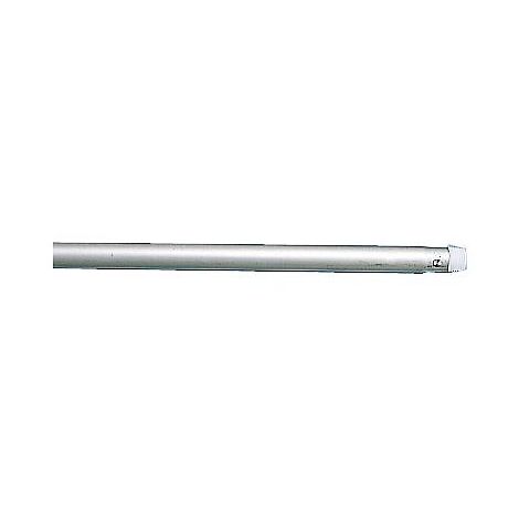 Manche à balai en aluminium avec embout vis, diamètre 25 mm, longueur 1,38 m