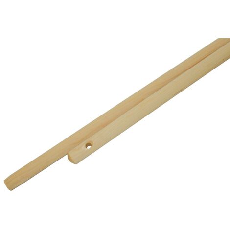 Manche à balai en bois diamètre 28 mm, longueur 1,40 m