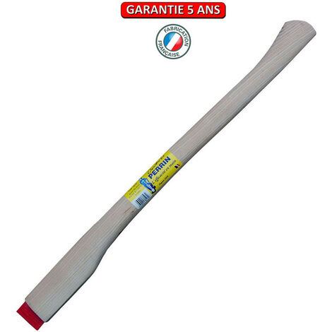 MANCHE BOIS HACHE BUCHERON + COIN ABS ROUGE