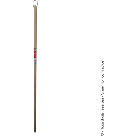 Manche bois pour râteau  Longueur de manche (m) : 1,5