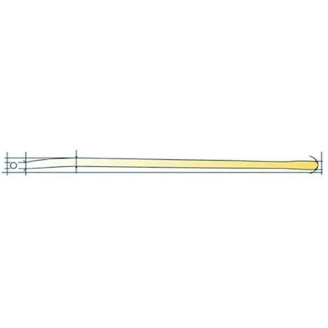 Manche de fourche fumier cintré avec douille en hêtre - 135 cm - JACQUENET MALIN