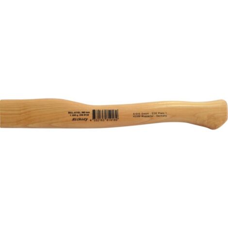 Manche de hache Hickory, 400mm pour 1000g