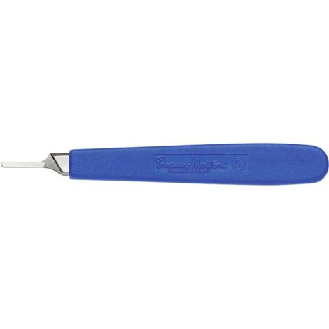 Manche de scalpel 130 mm Nickel, plastique bleu 1 pc(s) Y763692