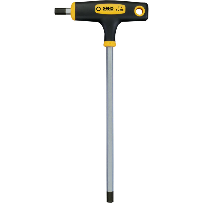 Tournevis à double ouverture Poignée en t hex 10,0 x 200 mm. Felo 31310760