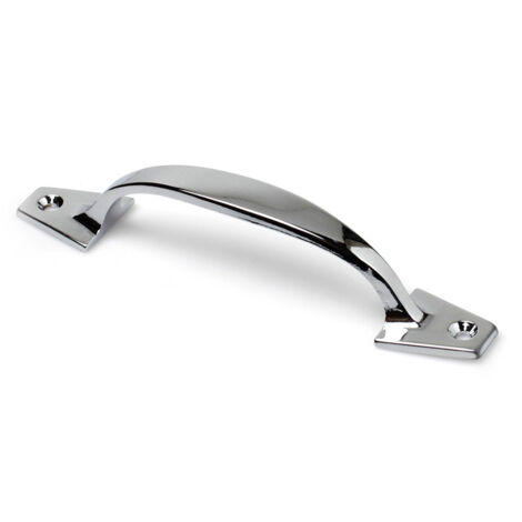 Manche en Zamak finition chrome brillant, dimensions: 145x26x28mm, inserts: 130mm - talla