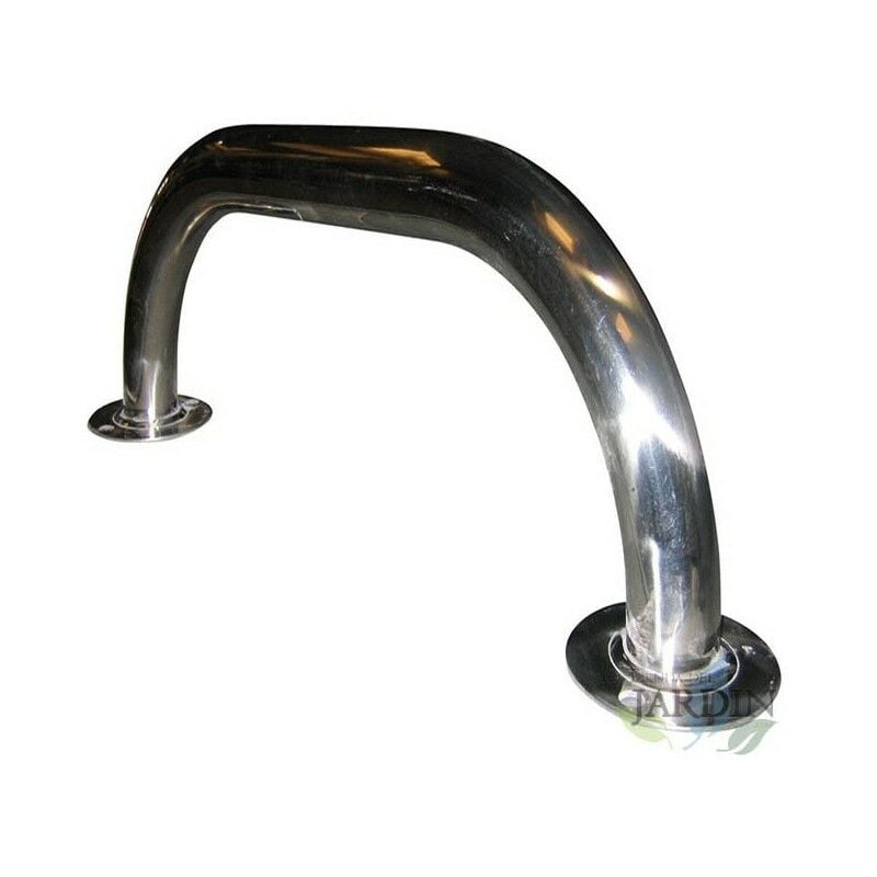 Suinga - Barre d'appui 100 cm de piscine avec poignée en Acier Inoxydable, Balustrade de piscine