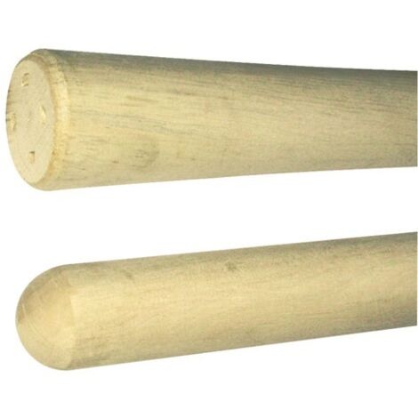 Manche pioche bois dur 1.00m D.45 – Pour terrains accidentés – Coupe nette sans éclat – Outil de jardin professionnel – Rousselet
