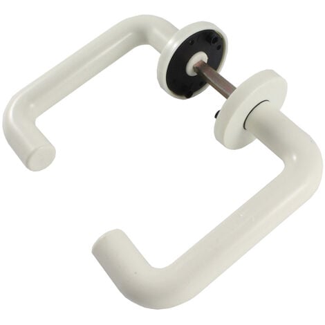 MANCHE POLYESTER BLANC AVEC PLAQUE