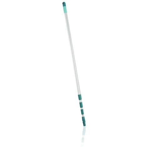Manche Télescopique 145 a 400 cm 41523 Leifheit, manche a balais réglable et extensible, Click-system , pour nettoyage sols, v