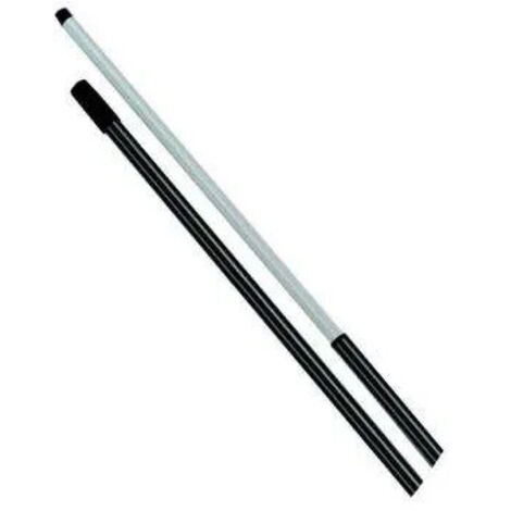 Manche téléscopique acier laqué 2x1.50m ergotouch