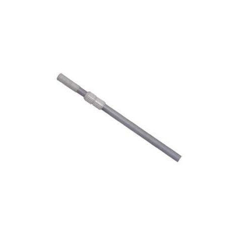 Manche télescopique extensible en aluminium pour outils de piscine - 120/240 cm extensible