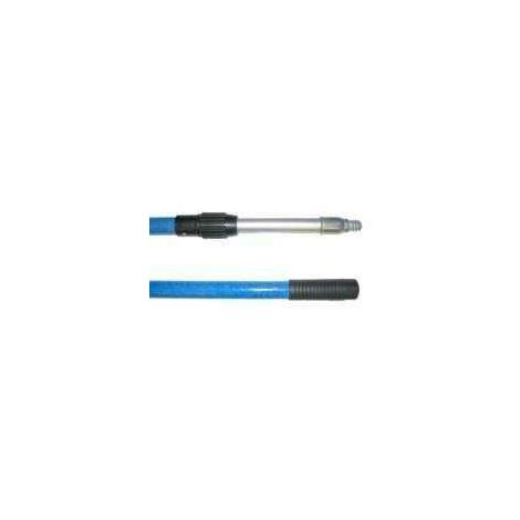 Manche telescopique pro fibre de verre 2 x 1.2 m (bleu) - DEWITTE - Les manches et accessoires