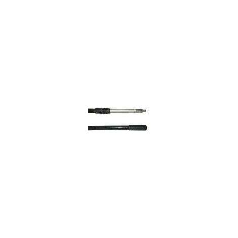 Manche telescopique pro fibre de verre 2 x 1.5 m (noir) - DEWITTE - Les manches et accessoires