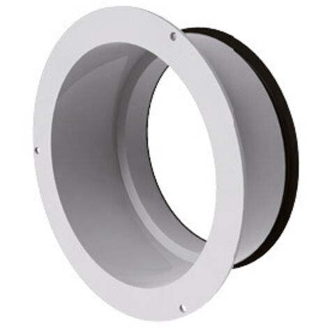Manchette de fixation plastique à sceller pour bouches d'extraction hygroréglables D125mm Lg50mm NATHER 545819