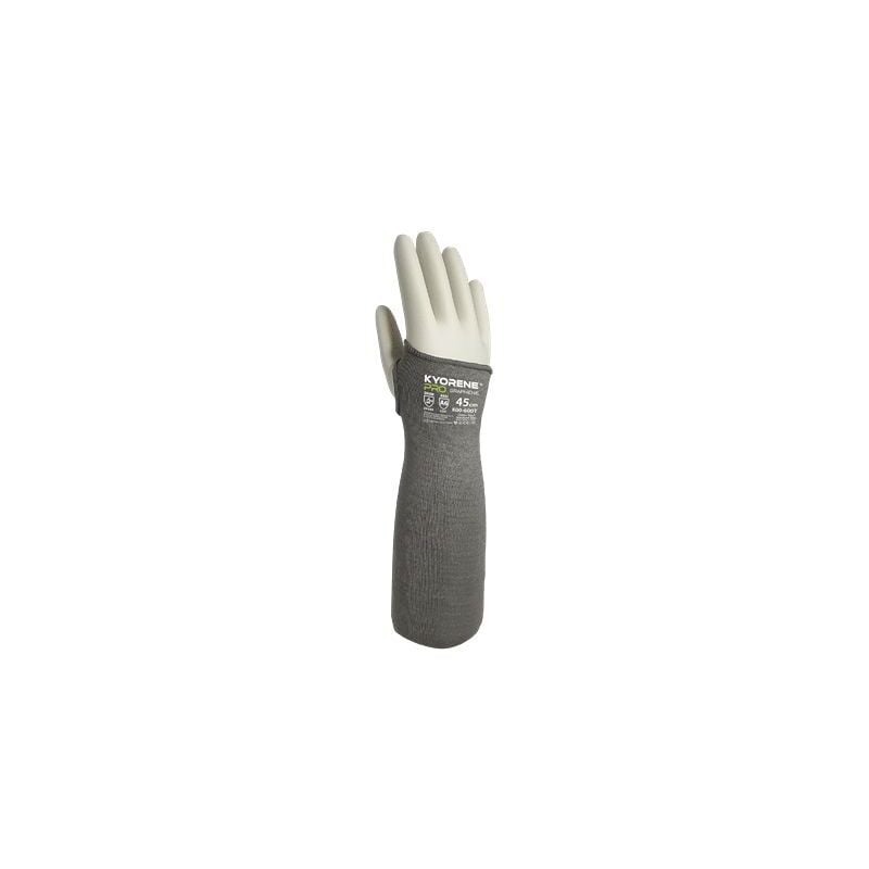 Kyorene - Manchette de protection K00-600T taille Unique, Résistant aux coupures, 12 Paires, Gris ( Prix pour Paquet de 12 Paires )