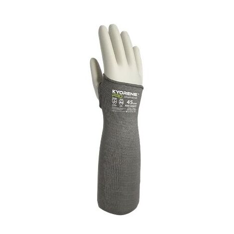 Manchette de protection KYORENE K00-600T taille Unique, Résistant aux coupures, 12 Paires, Gris ( Prix pour Paquet de 12 Paires )