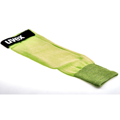 Manchette de protection Réutilisable Uvex C500 Vert, Bambou, Fibre de verre, HPPE, Résistant aux coupures ( Prix pour 1 )