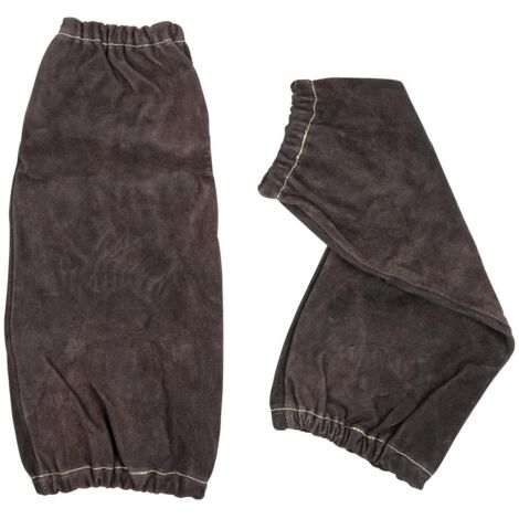 Manchette en cuir, brun foncé, 2er Pack