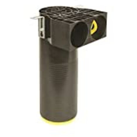 Manchette Longue Coudée à 90° 2 Piquages Circulaires ALDES Optiflex 2x75mm PEHD pour Installation Double Flux - 11091995