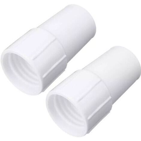 Manchettes de tuyau d'aspiration pour piscine, adaptateur de connecteur adapté au tuyau d'aspiration, accessoires de nettoyage, 1.5 pouces, 2 pièces