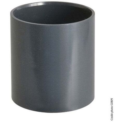 Manchon à coller pvc ardoise GIRPI, Dév.16 cm Diam.50 mm