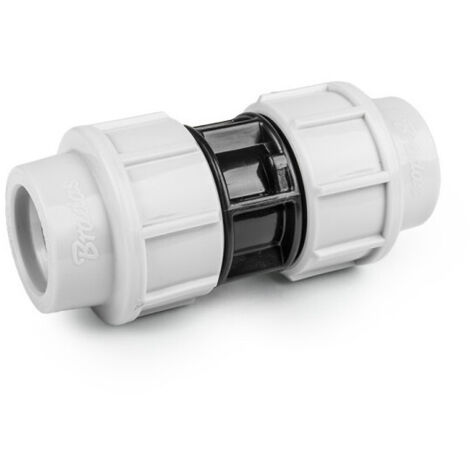 Manchon à compression PN16 pour tubes PE 20 mm (Lot de 2)