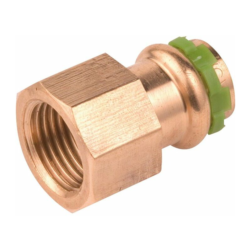 Raccord laiton droit à sertir Femelle Femelle Aalberts Integrated Piping Systems - 2' diamètre 54 mm