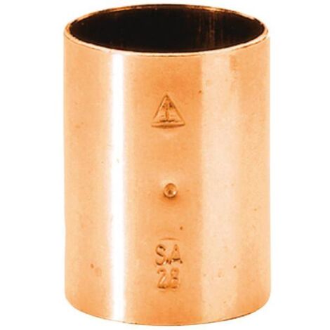 manchon à souder en cuivre - femelle / femelle - diamètre 12 mm - sachet de 10