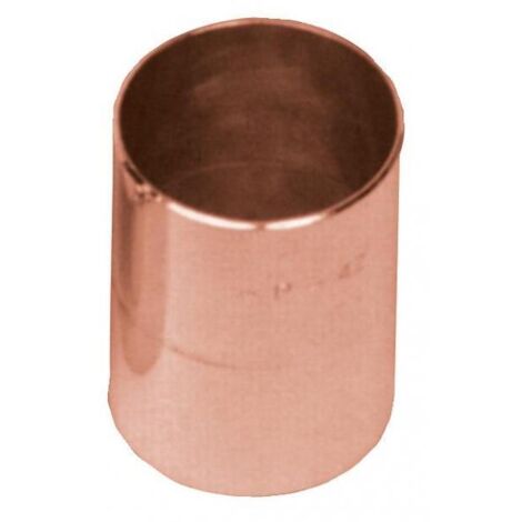 manchon à souder en cuivre - femelle / femelle - diamètre 18 mm - sachet de 2