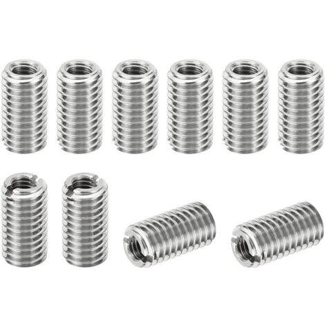 Manchon adaptat fileté écrou réduct, 10 pièces M6 5 mm
