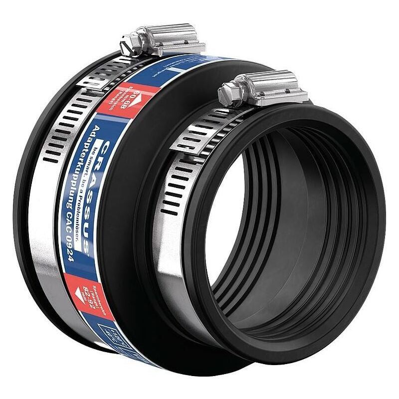 Banyo - Manchon adaptateur cac 0924 plage de serrage 82-92 x 60-68mm epdm, pn 0,6 bars