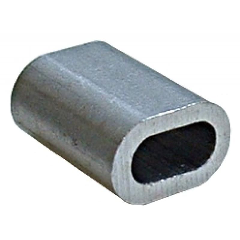 Manchon aluminium pour câble galva ø 5mm sachet de 10 pièces