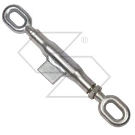 Manchon avec plaque soudée pour attelage trois points M 22x2,5mm