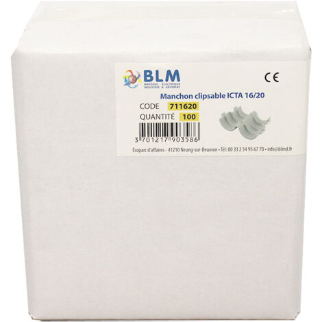 Manchon clipsable ICTA 16/20 BLM 711620