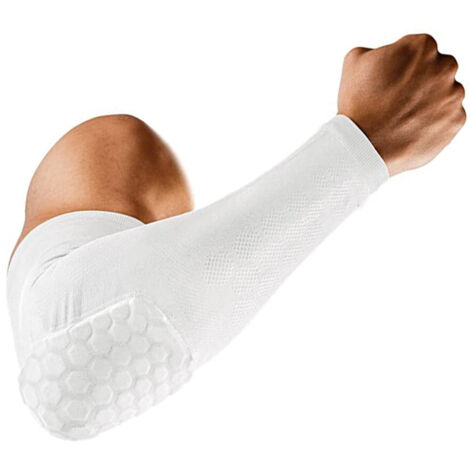 Manchon Coudé Manchon De Compression Avec Protection Hexagonale 9mm Blanc    M