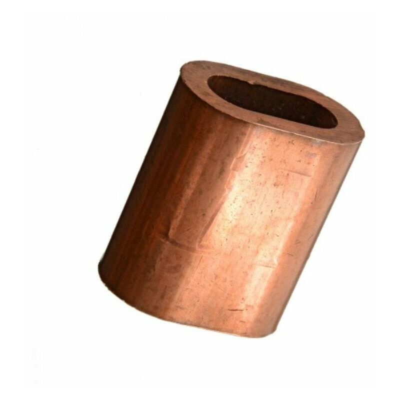 Manchon cuivre pour câble inox ø 4mm sachet de 10 pièces