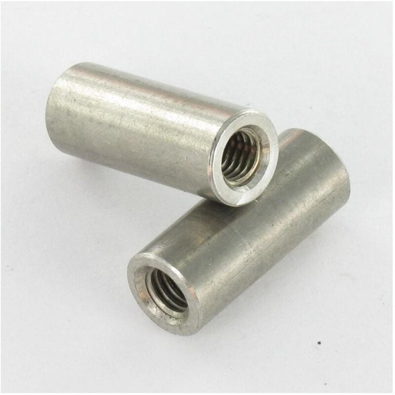 Vis Express - Manchon Cylindrique M6X25 Diamètre Extèrieur 10 Inox-100 pièces