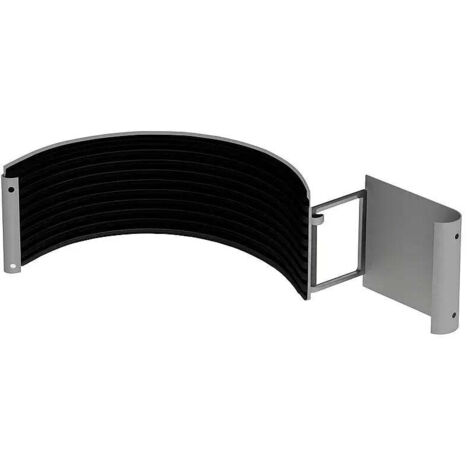 Manchon d’assemblage gouttière acier Ø127 mm – Gris RAL 7011