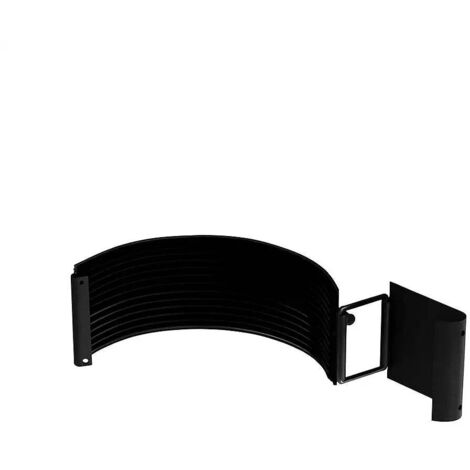 Manchon d’assemblage gouttière acier Ø127 mm – Noir RAL 9005
