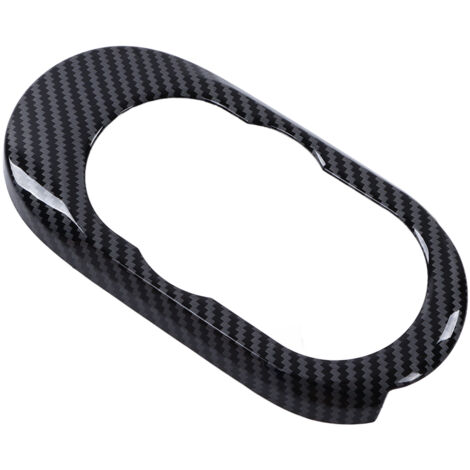 Manchon de commande multimédia style fibre de carbone pour Mini Cooper F55 F56 F57 2014‑2021