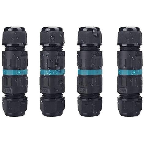 Manchon de connexion étanche pour câble de mise à la terre, pour câble triphasé de 5 à 9 mm².