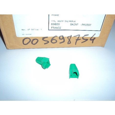 Manchon de couleur vert pour connecteur RJ45 TYCO réf 5698754