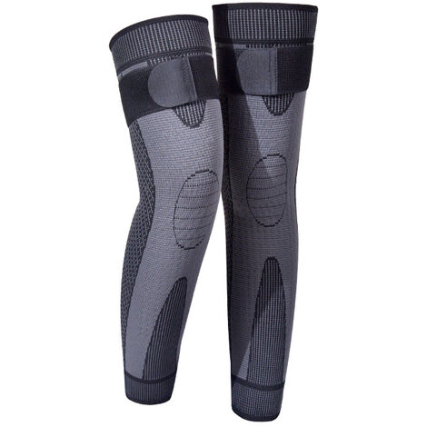 Manchon de genou auto-chauffant d'acupression en tourmaline avec chaussettes de mise en forme auto-chauffantes en tourmaline, genouillères de mise en forme d'acupression d'armoise