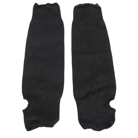 Manchon de Protection Anti-Coupures Niveau 5, Noir Taille XL 48cm - Manche de Sécurité avec Ouverture pour Pouce