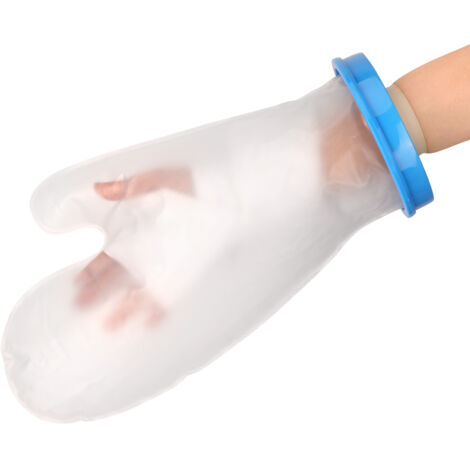 Manchon de protection pour bain adulte, cercle bleu en PP, SL H210436cm (paume)