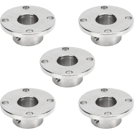 Manchon de raccordement à brides, 5 pièces, diamètre intérieur 12 mm pour arbre de guidage linéaire