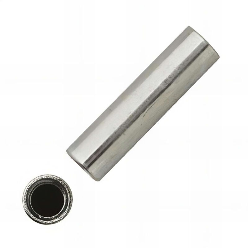 Scell-it - 50 raccords de jonctions cylindrique douille femelle/femelle, zingué blanc - M12 x 175 mm l. 30 mm