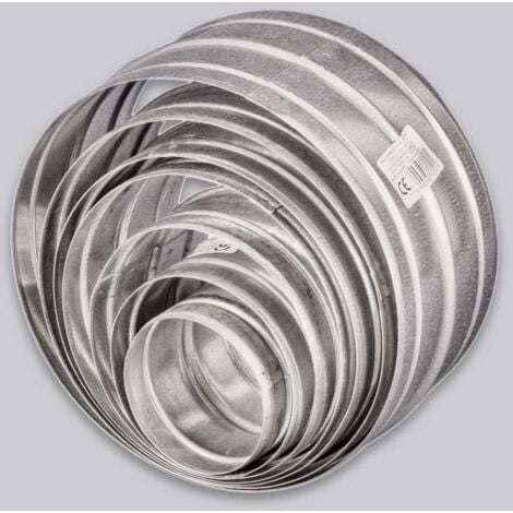 Manchon de raccordement pour conduit flexible en aluminium  180  mm
